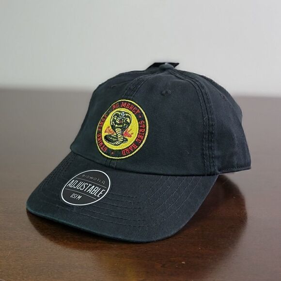 Cobra Kai Official Licensed Dad Hat Cap Black New main image 5